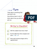 Writer's Checklist