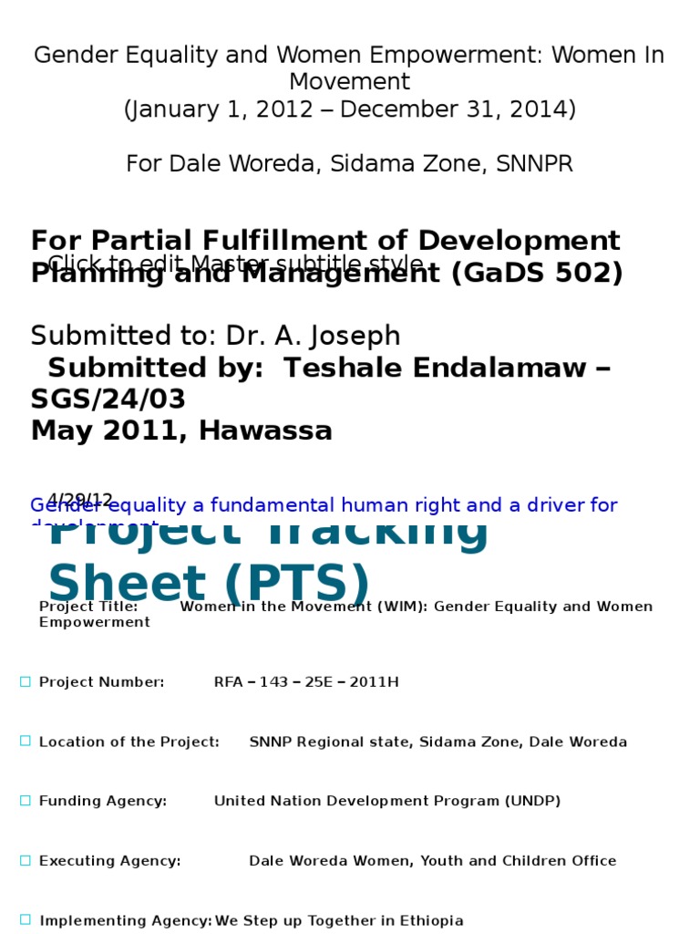 Gender Equality and Women Empowerment | PDF | Gender | Gender Studies