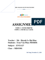 Asignment GD1 (Topic 1+ Topic2) - PD10656