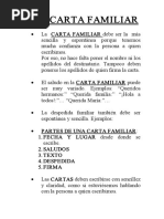 Carta Familiar (Ejemplo)