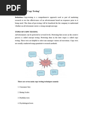 4. Copy Testing