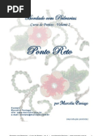 Curso nº 2 - Marcelia Paniago - Ponto Reto