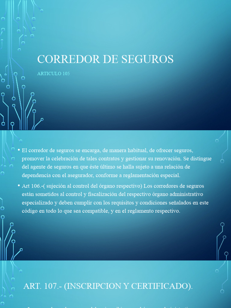 Requisitos y Funciones del Corredor de Seguros | PDF | Subasta | Seguro