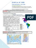 4. Actividades. CIENCIAS SOCIALES 1º Año