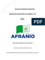 Relatorio de Acoes de Ouvidoria Municipal 2021 Afranio