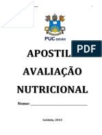 Apostila Avaliação Nutricional - 2013