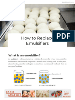 Emulsifier-Replacement BAKERpaper BAKERpedia