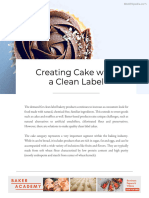 Creating Cakewitha Clean Label BAKERpaper