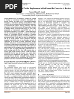 Use of Rice Husk Ash As Partial Replacement With C