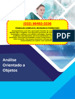 Resolução - (032) 98482-3236 - Roteiro de Aula Prática - Análise Orientado A Objetos