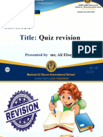Gr4 Quiz Revision (Topic 7)