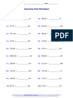 Convert Meters Centimeters Millimeters Decimals 1