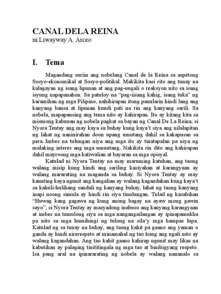 Kabutihan sa kwentong canal de la reina image