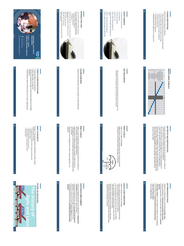 MGMT4066 - Week 1 Edit | PDF | Agile Software Development | Software ...