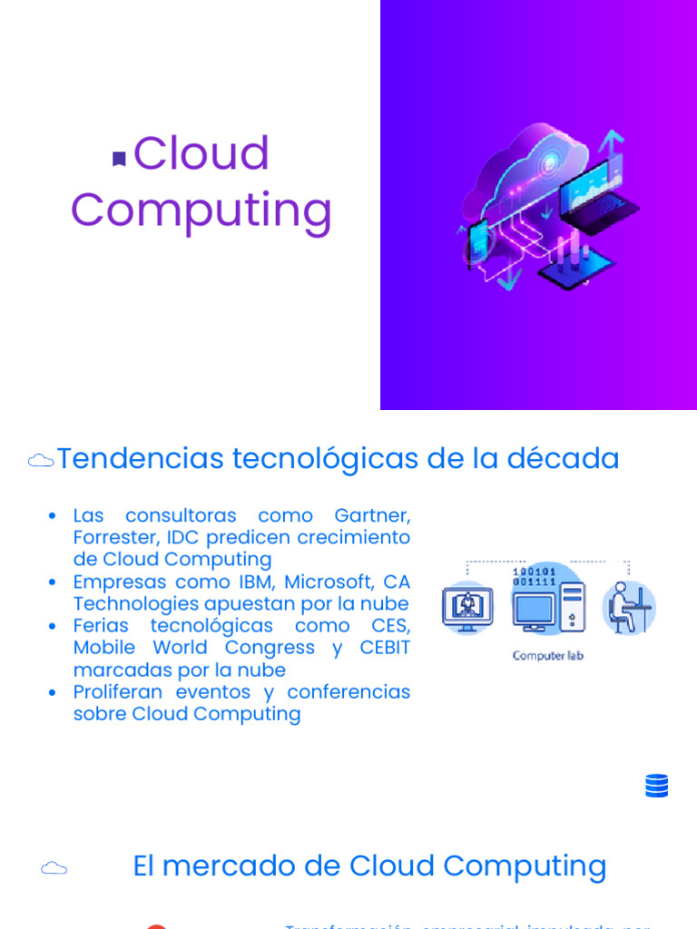 Tendencias y futuro del Cloud Computing | PDF | Computación en la nube ...