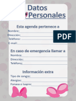 Agenda Minnie y Deisy