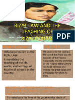 0 Rizal Law