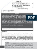 A Publicidade Como Expressão Do Narcisismo Cultural Na Sociedade Contemporânea