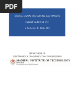 DSP Lab Manual 2023