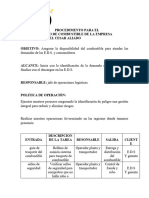 Procedimiento para Abastesimiento de Combustible