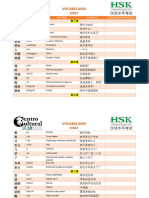 Vocabulario HSK1