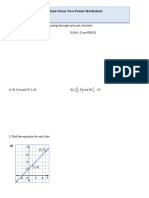 6.6 Worksheet-Equation of A ST Line