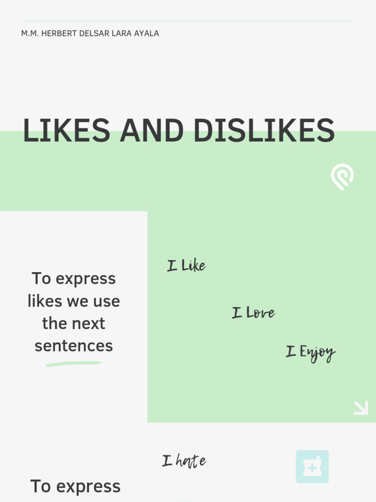 Likes and Dislikes | PDF