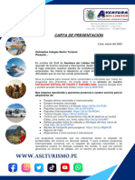 Carta de Presentacion Sector Turismo 2023