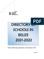 Directory of Schools in Belize 2021 2022 1