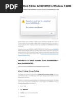 Fixing Printer Error 0x00000040 in Windows | PDF | Microsoft Windows ...
