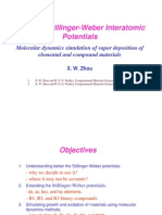 Modified Stillinger-Weber Interatomic Potentials