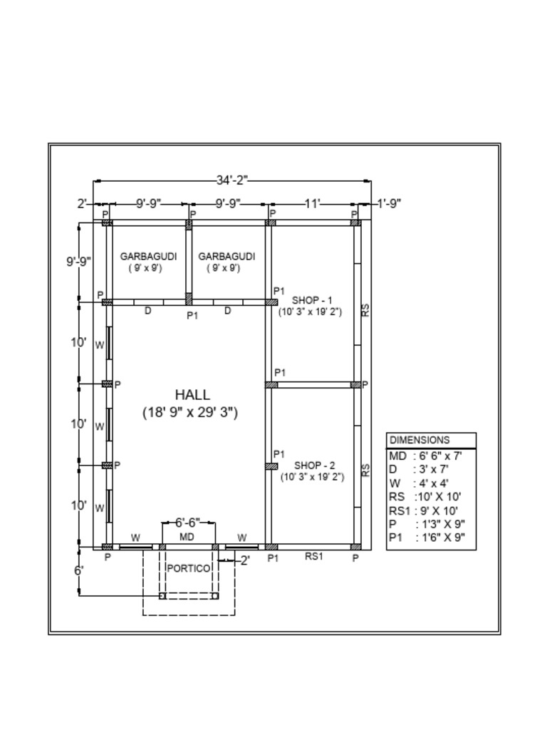 Detailed Room Dimensions and Layout | PDF