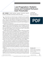 Personalization and Pragmatism - Pediatric Intracranial Pressure and Cerebral Perfusion Pressure Treatment Thresholds