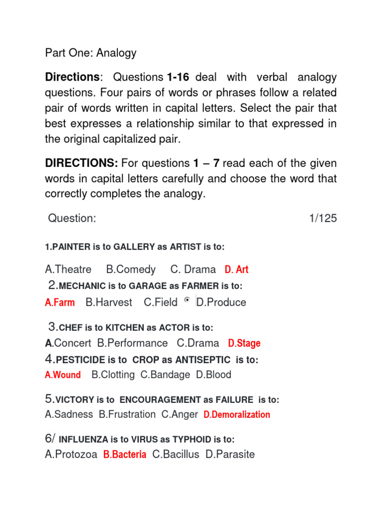 Gat Exam 1 | PDF | Agriculture | Vegetables