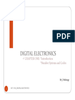 BCT 2206 Lecture 1 - Introduction & Number Systems DIGITAL ELECTRONICS