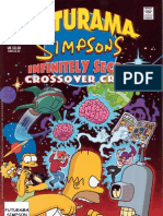 Futurama Simpsons Crossover Crítico Infinitamente Secreto #1 - en Algun Lugar, Los Cerebros Acechan!