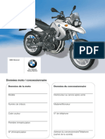 BMW F 650 GS User ManualRepair