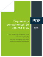 Esquemas y Componentes de Una Red Ipv6