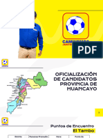 Oficialización de Candidatos Provincia de Huancayo