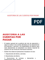 Auditoria de Cuentas Por Pagar 2021