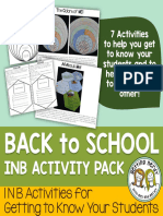 Backto School Interactive Notebook Activity Pack