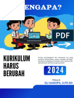 Mengapa Kurikulum Harus Berubah?