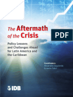 The Aftermath of The Crisis Policy Lessons and Challenges Ahead For Latin America and The Caribbean