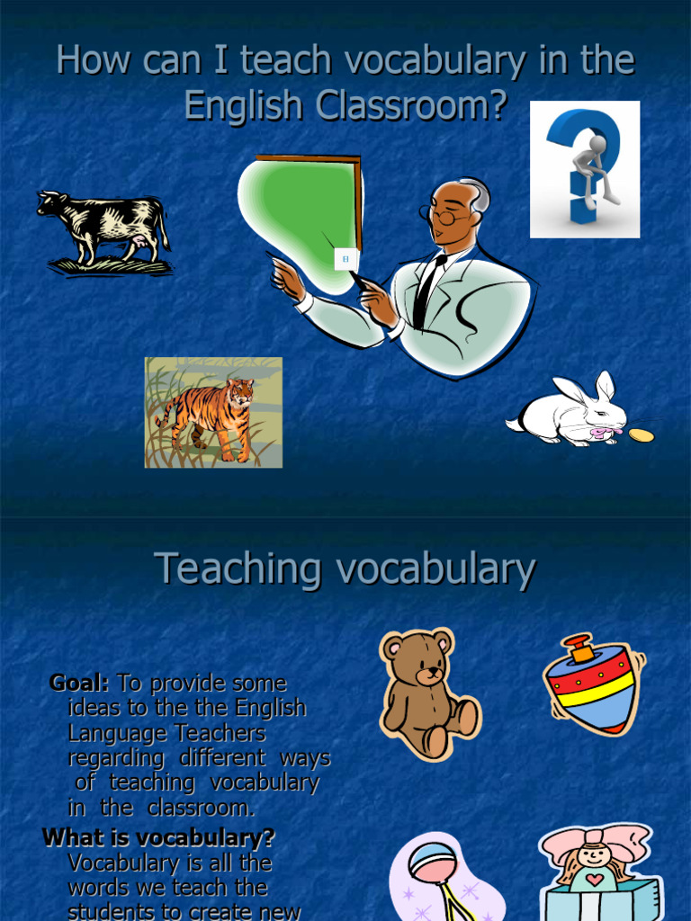 Teaching Vocabulary | PDF | Language Arts & Discipline | Foreign ...