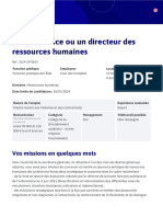 Une Directrice Ou Un Directeur Des Ressources Humaines Choisir Le Service Public