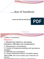 Lec# 6 - Conduct of Anesthesia