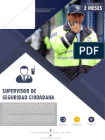 2 Meses: Supervisor de Seguridad Ciudadana