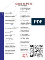 El Diario de Maria Acordes y Letra Canto Mariano para El Rosario