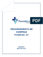 P-FAR-Gc-01 Procedimiento de Compras