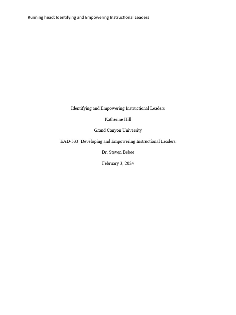 Empowering School Leaders | PDF | Leadership | Organizational Behavior